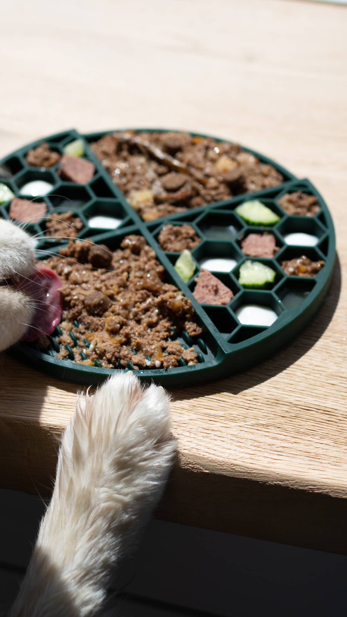 Minimalistische Leckmatte